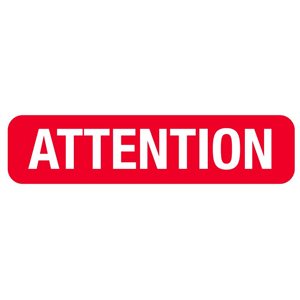 Label: Attention