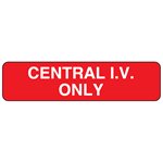 LABEL: Central I.V only