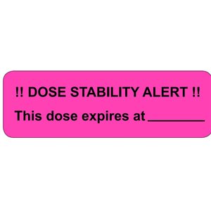 LABEL: !! Dose stability alert!!.....
