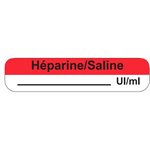 Label: Heparine / Saline