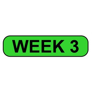 Label: Week 3