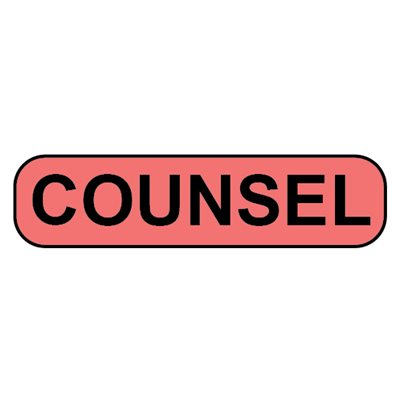 Label: Counsel
