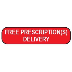 Label: Free Prescriptions Delivery