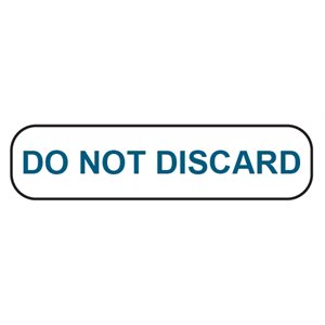 Label: Do not Discard