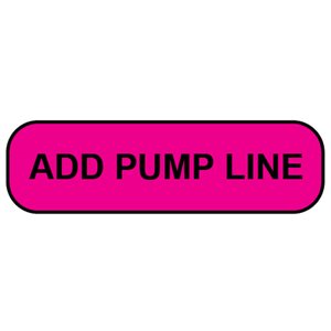 Label: Add Pump Line