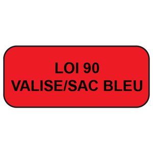Label: LOI 90 Valise / Sac Bleu