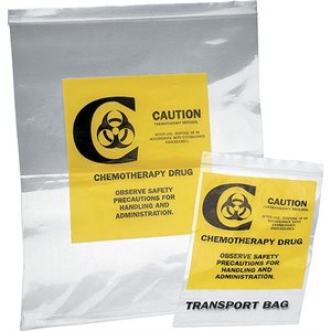 Chemotherapy Transport Bags, 6 x 9"