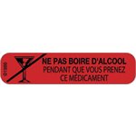 French Label: "Do not drink alcohol.."