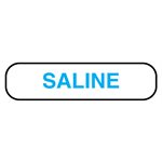 Label: "SALINE"