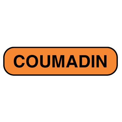 Label: "COUMADIN"