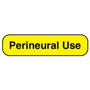 Label: "Perineural Use"