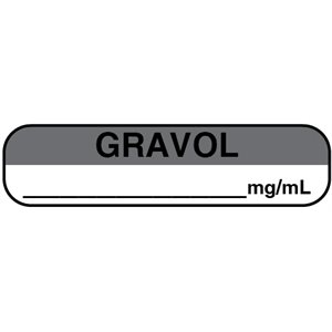Label: "GRAVOL mg / mL"