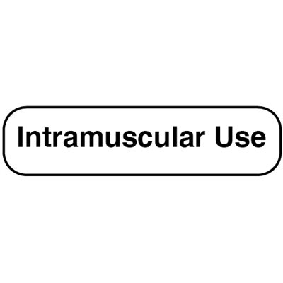 Label: "Intramuscular Use"
