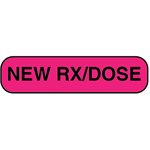 Label: "NEW RX / DOSE" 