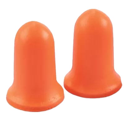 Soft Foam Orange Ear Plugs, 4 Pairs