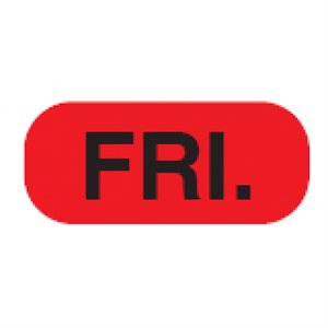 Label "Friday", 1000 / package