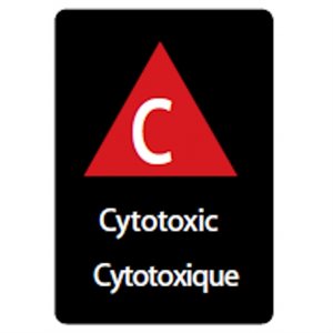 Label "Cytotoxic Cytotoxique" Small