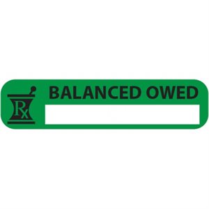 Label "Balance Owed"