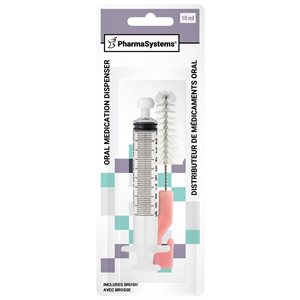 Oral Medication Dispenser & Brush, 10 ml