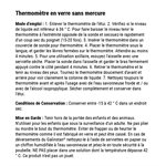 Mercury Free Thermometer °C / °F