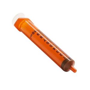 10mL Oral Dispensing Syringe Amber w / Tip Cap