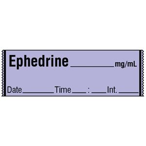 Labeling Tape: Ephedrine