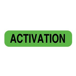 Label "ACTIVATION"
