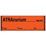Labeling Tape: Atracurium