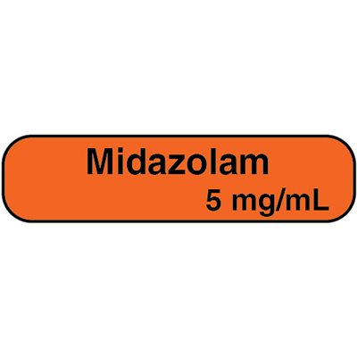 Label: "Midazolam 5 mg / mL"