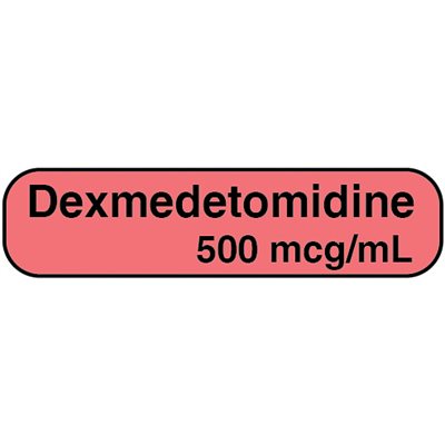 Label: "Dexmedetomidine 500 mcg / mL"