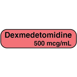 Label: "Dexmedetomidine 500 mcg / mL"