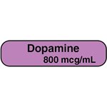 Label: "Dopamine 800 mcg / mL"